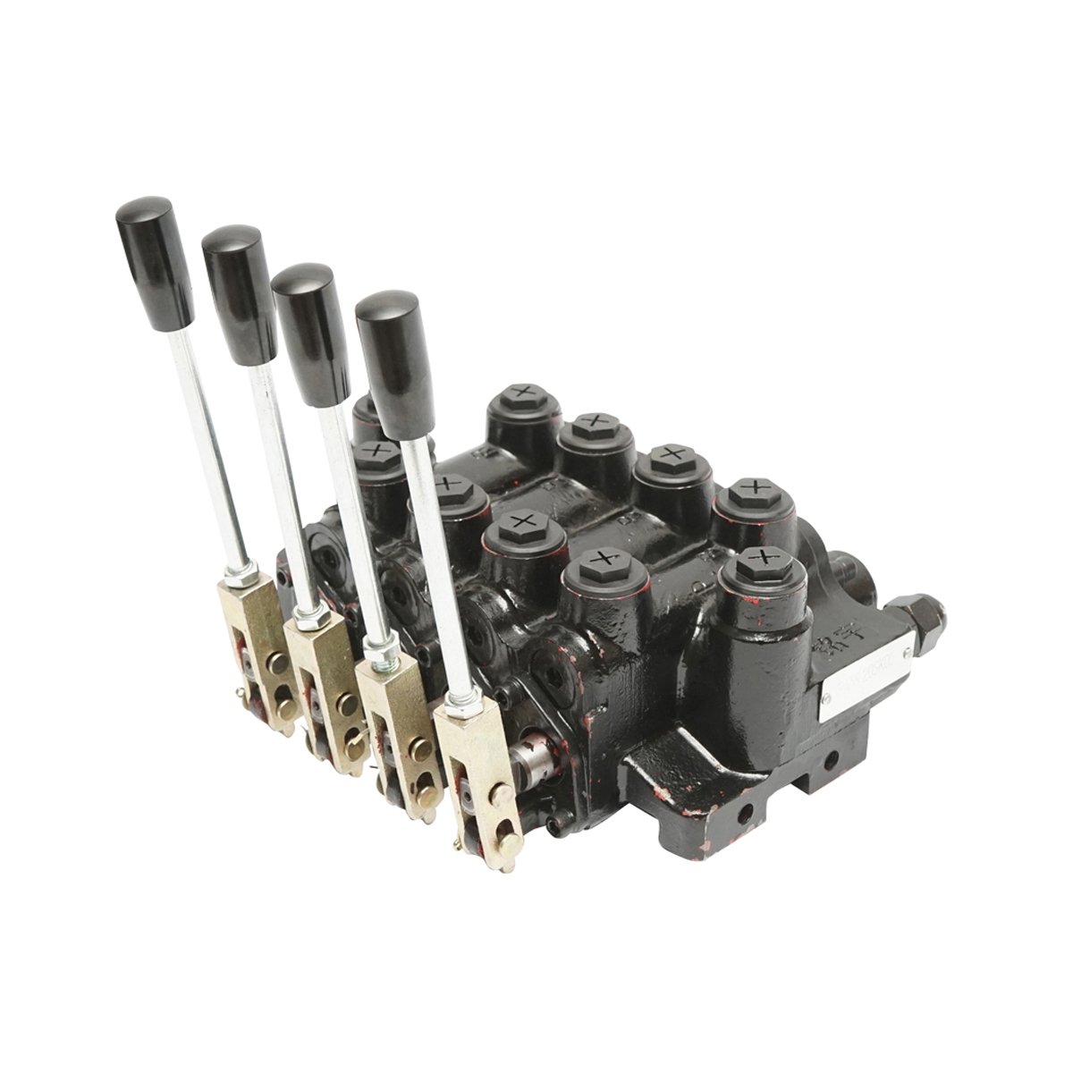 Distribuitor hidraulic cu 4 cai cu manete si accesorii